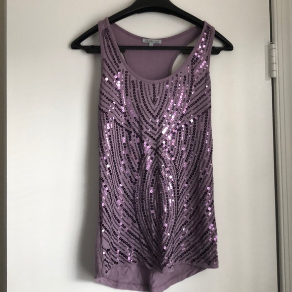 Charlotte Russe Tops - 🛍 DONATED CharlotteRusse | Lavender Sequined Tank
